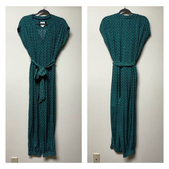 ANTHROPOLOGIE MAEVE Geoscope Cropped Harem Jumpsuit, Sz XS - Picture 2 of 13